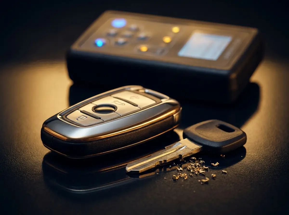 Car key fob and transponder key programming